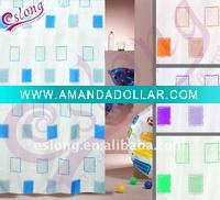 Printed Polyester Shower Curtain Fabric Bath Textile