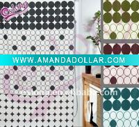 Printed Polyester Shower Curtain Fabric Bath Textile