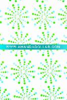 Wholesale green printing peva shower curtain