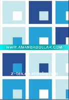 Luxury bright-colored Bath shower curtain