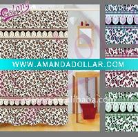 Printed Polyester Shower Curtain Fabric Bath Textile