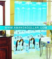 Wholesale vinyl shower curtain, bath curtain, pvc shower curtain