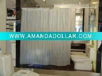 Wholesale letter pvc shower curtain