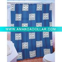 Wholesale Floral printed polyester shower curtain