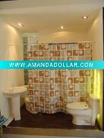 Wholesale hot selling pvc clear yellow shower curtain