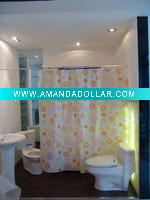 Wholesale europe style printed pvc shower curtain