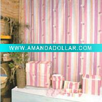 Wholesale Stripe shower curtain