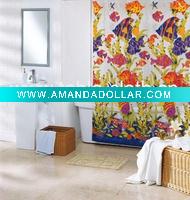 plastic shower curtain