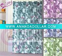 Printed Polyester Shower Curtain Fabric Bath Textile
