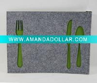 Wholesale 2011 promotion felt placemat