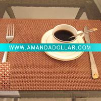 Wholesale woven pvc placemat
