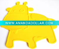 Wholesale heat resistant anti-slip silicone table placemat