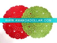 Wholesale fashion Christmas felt placemat