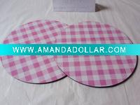plastic round placemat