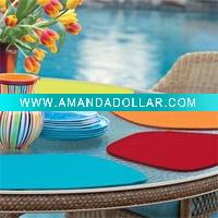 Wholesale Round Table Neoprene Placemat, Neoprene Placemats