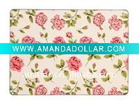 Wholesale Nice print flower MDF cork backed placemat & coaster