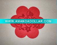 Non-woven cap mat placemat