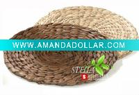 Wholesale Natural Woven Rush Grass Round Placemat