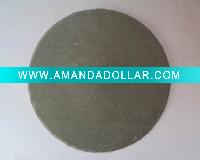 Wholesale slate round placemat