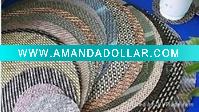 Wholesale Round woven Viynl Placemat