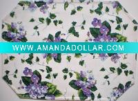Wholesale polyester printed Placemat