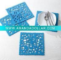 Wholesale polyester felt placemat decoration
