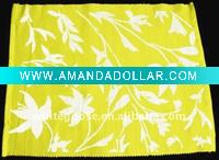 Jacquard rectangular ribbed placemat