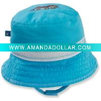 Wholesale Blue Printed Bucket Hat