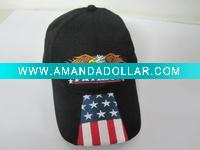 100 cotton 6 panels Sandwich hats with Embroidered logo