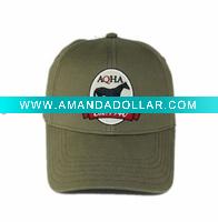 Green sports hats