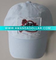 Wholesale Fashion 100%Cotton Sports cap White