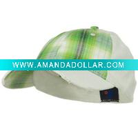 Low Profile Plaid Front Baseball Cap
