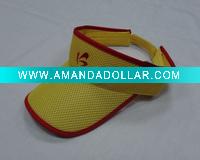 Fashion embroidery sun visor hat OEM visor hat