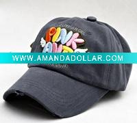 colorful embroidery sport cap