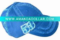 Destroyed washed sports hats