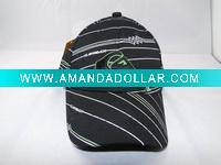 Cotton Stripe Baseball Hats