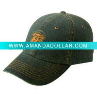Wholesale men denim 6 panels Sport cap with embroidery