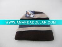 Wholesale stripes sports knitted hats