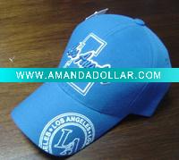 Wholesale fashion Bule Sport cap with embroidery