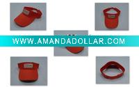 Wholesale 100% cotton Sports Sun Visor cap