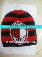 Wholesale fashion trendy knitted beanie hat sport hat