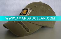 appliqued 100%cotton baseball hat