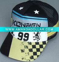 Wholesale 2011 nylon mesh sports hats and caps with printing logo,(2010-c98)