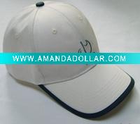 embroidered 100%cotton baseball hat