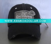 Wholesale appliqued 100%cotton baseball hat