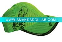 eyelet fabric baseball hat