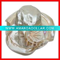 Wholesale Fashion lady hat,wedding hat with tiny flowers ornament.