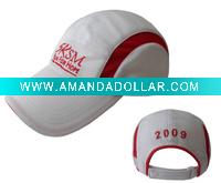 eyelet fabric baseball hat