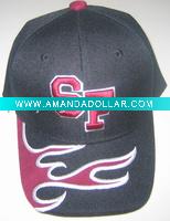 Wholesale embroidered 100%cotton washed baseball hat