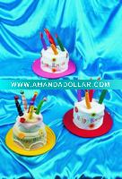 Wholesale happy birthday hat w/candle